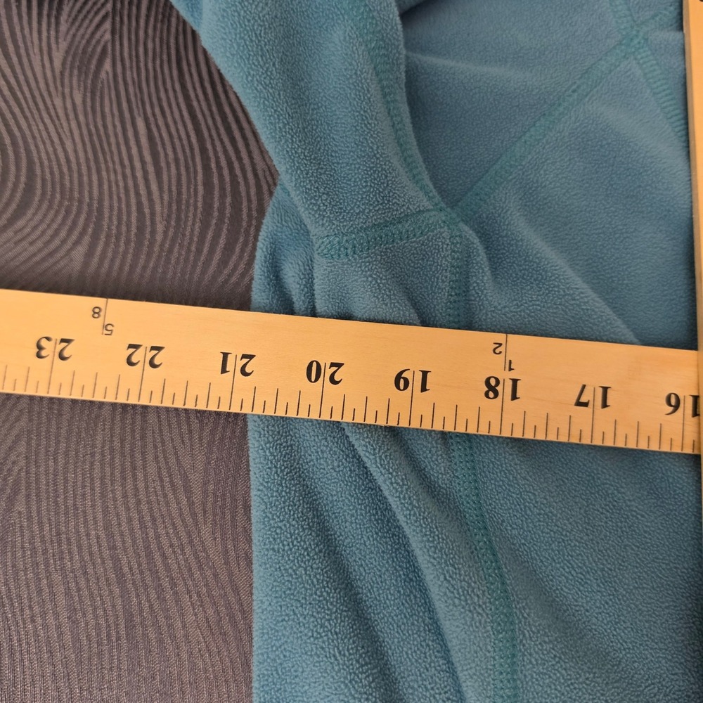 The North Face TKA 100 Fleece Hoodie Womens XL Blue Excellent Thumbholes Zip Up - Picture 4 of 14